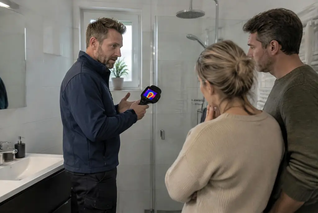 Lekdetectie Leiden – specialist legt bevindingen uit aan bewoner